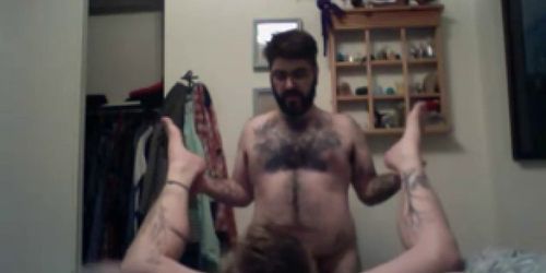 Hairy Bear Breeds Tatted Bitch boi Ass