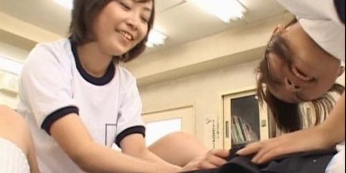 School coeds working hard shaft in Japanese sex video