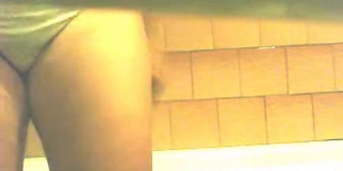 voyeur girl in shower