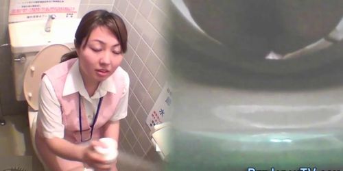 Panties asian ho urinates