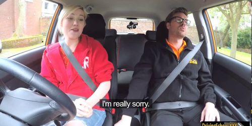 Misha MayFair gets pounded by driving instructor in the