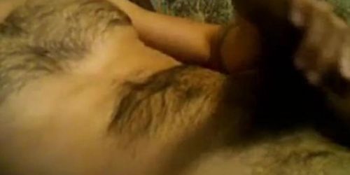 HAIRY UNCUT LATINO DICK PLAY CUMS INSIDE FORESKIN