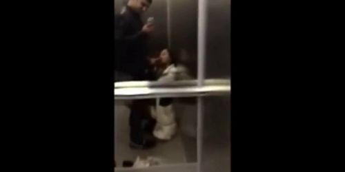 Elevator Blowjob