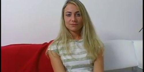 Blond teen nice pussy fucked.