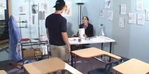 sexy milf teaches student how to fuck