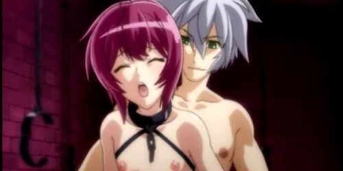 Captive shemale anime cutie standing assfucked