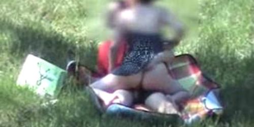 Amateur Sex in Public Park