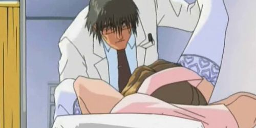 crazy doctor makes a perky young girl cum