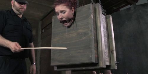 Maledoms ass play with fetish box slut