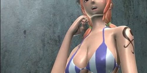 Slutty anime redhead blowing a large phallus