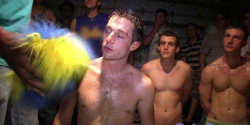 Straight student humiliated during hazing