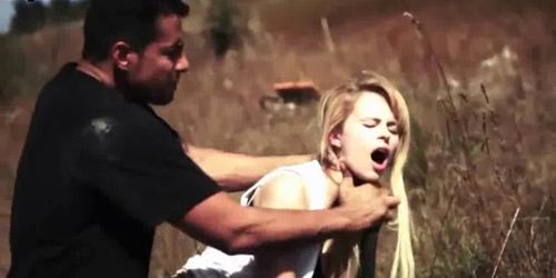 Blonde teenie gets holes rammed hard