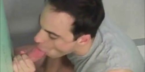 Glory Hole Suck and Fuck and Cum