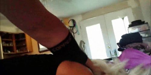 Hot blonde cougar fucked POV