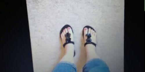 cum tribute to soleslove's wife feet