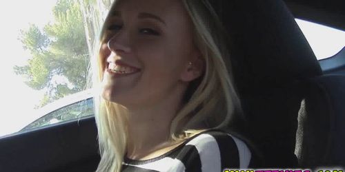 Bree got her tight teen twat fucked hard and got busted