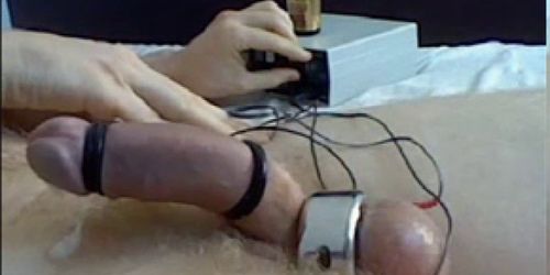 Weird orgasm with electricity