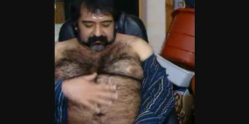 Hairy Beast Masturbation