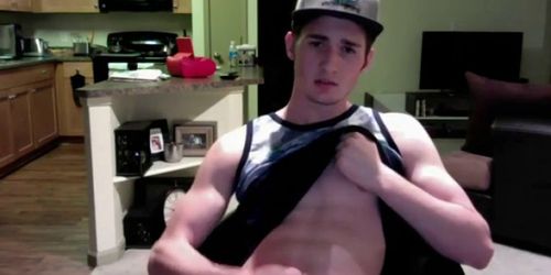 Jerking His Cock In His Apartment