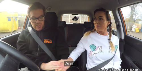 Milf driving student with big ass banging