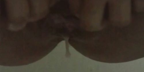 Gloryhole slut creampied