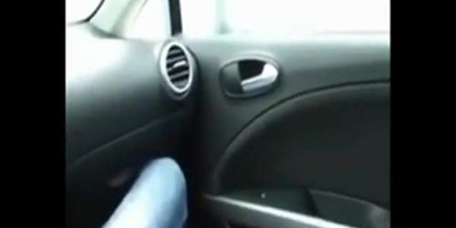 Masturbating in the car 2