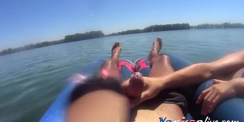 Inner Tube Bj On The Lake