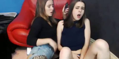 Hot Lesbian Teen Couple Strapon Fucking Webcam