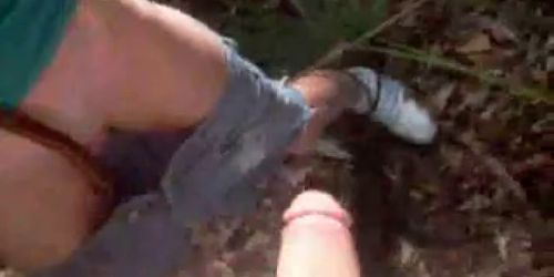 Slut to squirt In forest