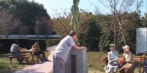 Free jav of Crazy Japanese bronze statue part6