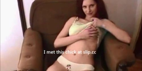 Amateur redhead teen POV