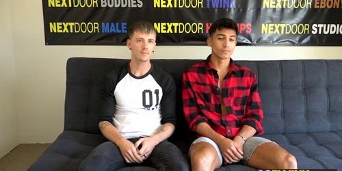 Married twinks perform onscreen for gay adult videos
