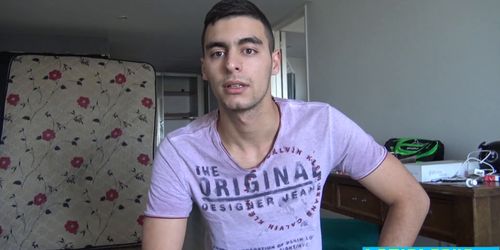 Latino stud fingers straight boys virgin asshole hard