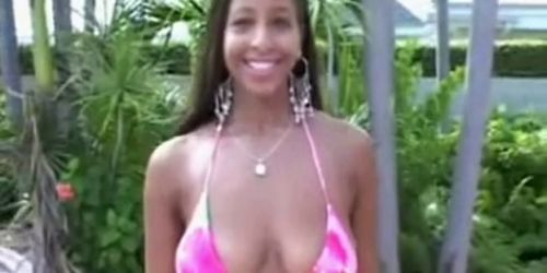 Super Sexy Ebony Babe Killer Tits & Body Interracia