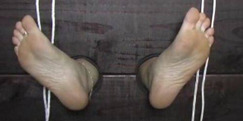 Sweaty sock and sole tickle