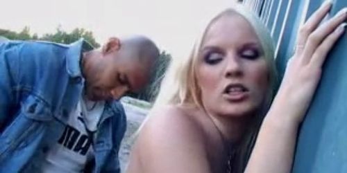 Fucking A Black Dick Outdoor