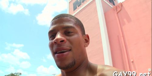 Wild interracial gay sex