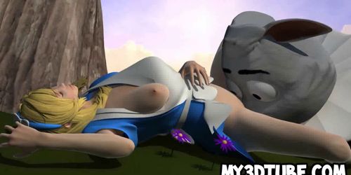 3D Alice in Wonderland getting licked and fucked