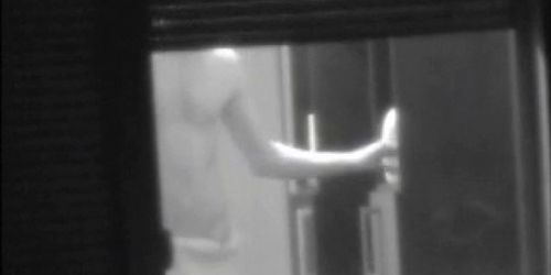 caught towel bulge adjustment dick window neighbor spyi