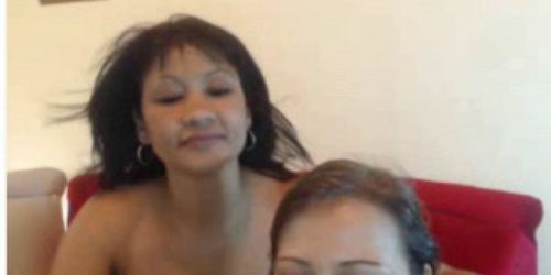 Two Latina MILF's Having Fun