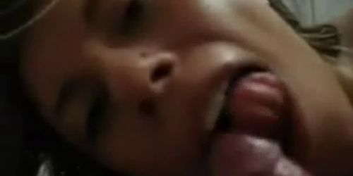 Beautiful GF sucks and rides on cock