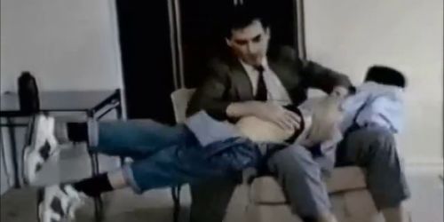 Vintage Gay OTK Spanking