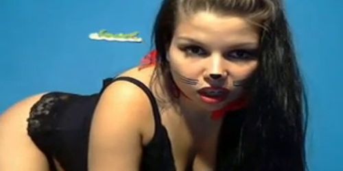 Hot Cam Girl With Face Paint