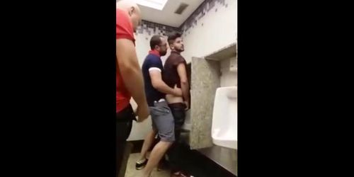 breeding a slut in a Public Bathroom