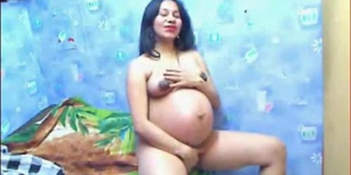 Vianna Hot preggo girl in webcam