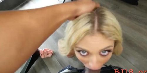 Slutty blonde madelyn monroe fucked deep