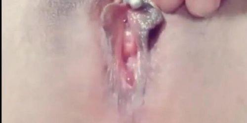 18yo creamy pussy cums