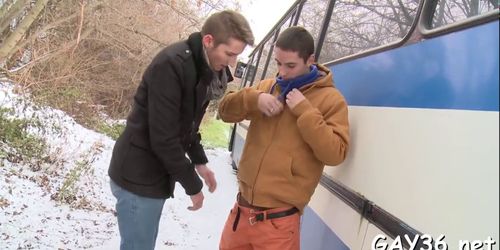 Anal sex after fellatio