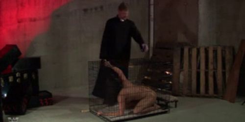 Caged Blowjob