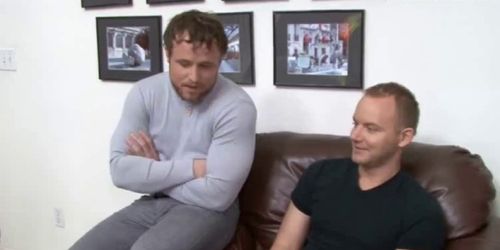 Pretty gay gets his asshole drilled from behind